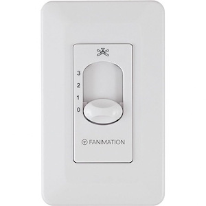 Accessory - 3 Speed Non-Reversing Fan Wall Control For Up To Five Fans-1.69 Inches Tall and 2.76 Inches Wide