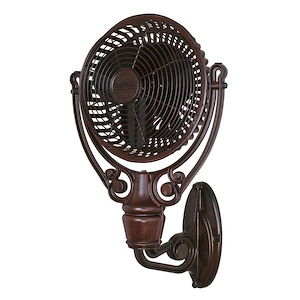 Old Havana - Wall Mount Fan - 30 Inches Wide by 36 Inches High