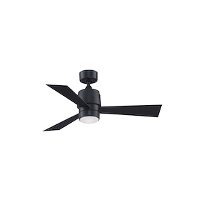 Zonix Wet Custom - 3 Blade Ceiling Fan with Light Kit-17.53 Inches Tall and 44 Inches Wide - 1278455