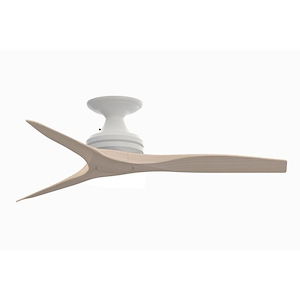 Spitfire - 3 Blade Flush Ceiling Fan-9.5 Inches Tall and 48 Inches Wide - 1303023