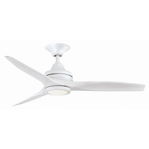 Spitfire - 3 Blade Ceiling Fan with Light Kit-13.7 Inches Tall and 48 Inches Wide