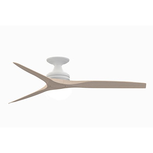 Spitfire - 3 Blade Flush Ceiling Fan-9.5 Inches Tall and 60 Inches Wide