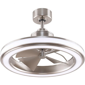 Gleam - 4 Blade Ceiling Fan-14.91 Inches Tall and 23.7 Inches Wide