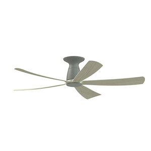 Kute - 5 Blade Flush Ceiling Fan-10.32 Inch Tall and 52 Inch Wide - 1376956