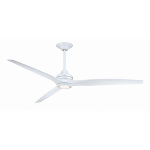 Spitfire - 3 Blade Ceiling Fan with Light Kit-21.08 Inches Tall and 72 Inches Wide