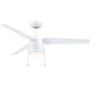 PC/DC - 3 Blade Ceiling Fan-16.91 Inches Tall and 52 Inches Wide