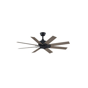 Levon Custom - 8 Blade Ceiling Fan with Light Kit-16.27 Inches Tall and 52 Inches Wide