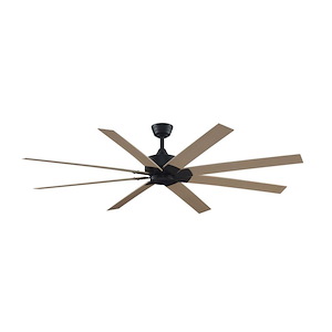 Levon Custom - 8 Blade Ceiling Fan with Light Kit-16.27 Inches Tall and 72 Inches Wide - 1278511
