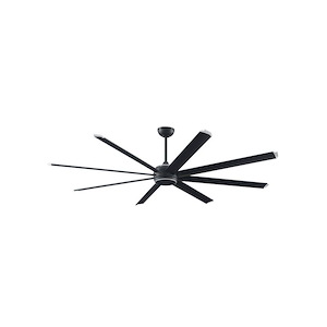 Stellar Custom - 8 Blade Ceiling Fan with Light Kit-20.61 Inches Tall and 84 Inches Wide - 1278499