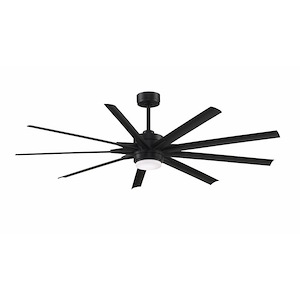 Odyn Custom - 9 Blade Ceiling Fan with Light Kit-22.64 Inches Tall and 72 Inches Wide - 822310