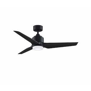TriAire Custom - 3 Blade Ceiling Fan with Light Kit-14.62 Inches Tall and 48 Inches Wide