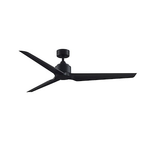 TriAire Custom - 3 Blade Indoor/Outdoor Marine Grade Ceiling Fan-12.42 Inches Tall and 64 Inches Wide