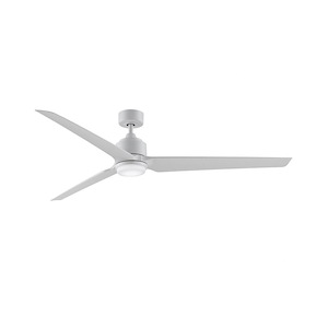 TriAire Custom - 3 Blade Ceiling Fan with Light Kit-15.92 Inches Tall and 72 Inches Wide