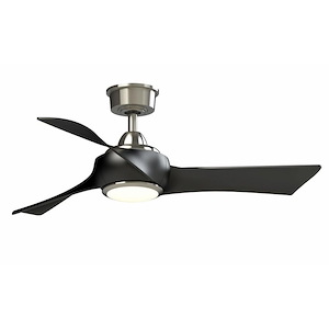 Wrap Custom - 3 Blade Ceiling Fan with Light Kit-12.46 Inches Tall and 44 Inches Wide