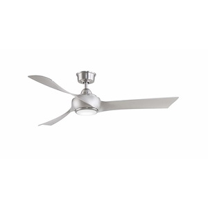 Wrap Custom - 3 Blade Ceiling Fan with Light Kit-13.05 Inches Tall and 56 Inches Wide - 1278523