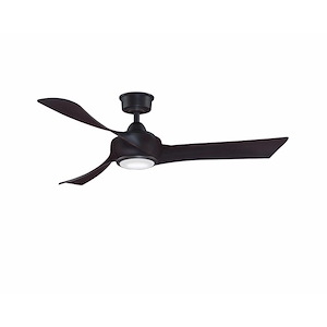 Wrap Custom - 3 Blade Ceiling Fan with Light Kit-13.05 Inches Tall and 52 Inches Wide