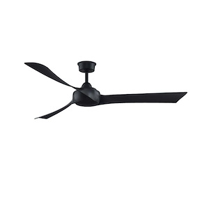 Wrap Custom - 3 Blade Ceiling Fan with Light Kit-16.55 Inches Tall and 64 Inches Wide - 1278524
