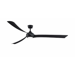 Wrap Custom - 3 Blade Ceiling Fan with Light Kit-15.96 Inches Tall and 84 Inches Wide