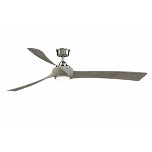 Wrap Custom - 3 Blade Ceiling Fan with Light Kit-15.96 Inches Tall and 72 Inches Wide