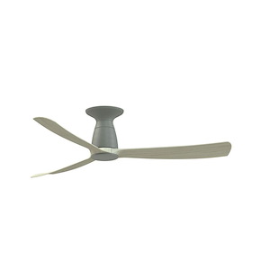 Kute - 3 Blade Flush Ceiling Fan-10.32 Inch Tall and 52 Inch Wide - 1376966