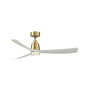 Kute - 3 Blade Ceiling Fan with DW Light Kit-13.8 Inch Tall and 52 Inch Wide - 1278505