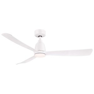 Kute - 3 Blade Ceiling Fan with Light Kit-13.78 Inches Tall and 52 Inches Wide