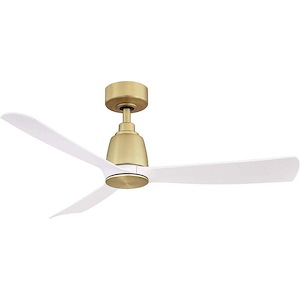Kute - 3 Blade Ceiling Fan with Light Kit-13.78 Inches Tall and 44 Inches Wide - 929476