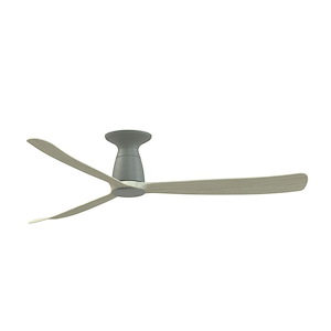 Kute - 3 Blade Flush Ceiling Fan-11.12 Inch Tall and 60 Inch Wide - 1376977