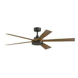 TorchAire - 5 Blade Ceiling Fan with Light Kit-14.8 Inch Tall and 64 Inch Wide - 1376982