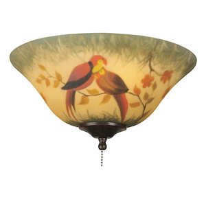 Accessory - Glass Bowl Light Kit-4.63 Inches Tall and 13 Inches Wide