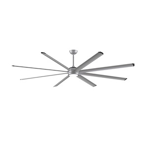 Stellar 96 8 Blade 96 Inch Ceiling Fan(Motor Only) with Handheld Control and Includes Light Kit
