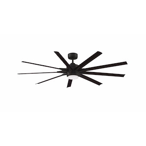 Odyn Custom 9 Blade 56 Inch Ceiling Fan(Motor Only) with Handheld Control and Includes Light Kit