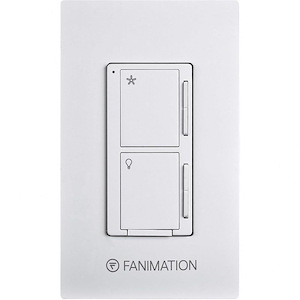 Accessory - 3 Speed Fan and Dimming Light Wall Control-2.02 Inches Tall and 2.76 Inches Wide