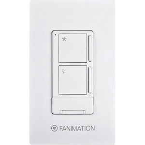 Accessory - 3 Speed Fan and Light Wall Control with Receiver-2.02 Inches Tall and 2.76 Inches Wide - 831343