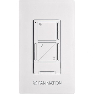 Accessory - 3 Speed Fan/Uplight/Downlight Wall Control with Receiver-2.02 Inches Tall and 2.76 Inches Wide - 831342