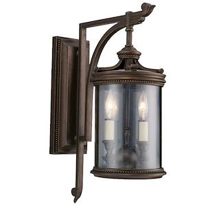 Louvre - Two Light Outdoor Wall Mount - 1254150