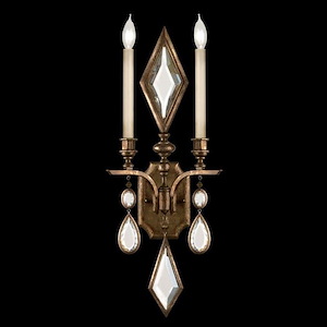 Encased Gems - Two Light Wall Sconce