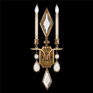 Encased Gems - Two Light Wall Sconce