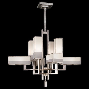 Perspectives - 42 Inch 56W 8 LED Square Chandelier