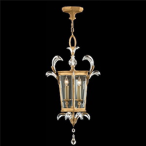 Beveled Arcs - Three Light Round Hanging Lantern - 1254430