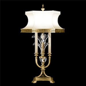 Beveled Arcs - Three Light Table Lamp