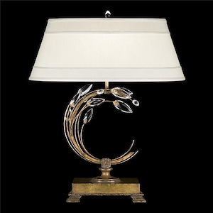 Crystal Laurel - One Light Right Table Lamp