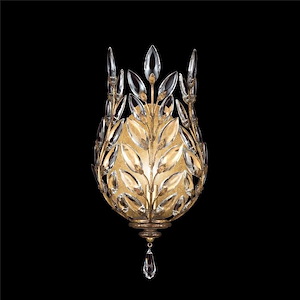 Crystal Laurel - One Light Wall Sconce