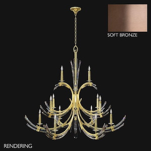 Trevi - 15 Light Round Chandelier In Traditional Style-50.5 Inches Tall and 56 Inches Wide - 1107605