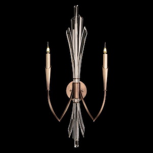 Trevi - 2 Light Wall Sconce In Traditional Style-33 Inches Tall and 13.8 Inches Wide