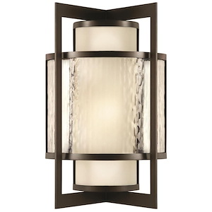 Singapore Moderne - Two Light Outdoor Wall Sconce - 1254773