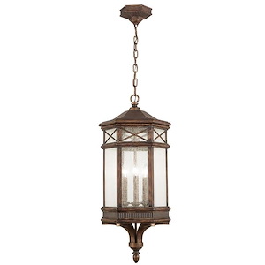 Holland Park - Three Light Outdoor Hanging Lantern - 1254775