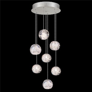 Natural Inspirations - 14 Inch 28W 7 2700K LED Round Pendant - 995944