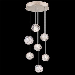 Natural Inspirations - 14 Inch 28W 7 2700K LED Round Pendant - 995960