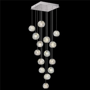 Natural Inspirations - 19 Inch 60W 15 2700K LED Square Pendant - 996008